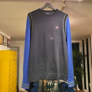 GAME DAY SWEATER IN EXTRAFINE MERINO WOOL